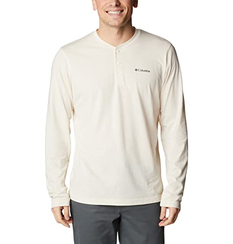 Henley Columbia homme Thistletown Hills t-shirt manche longue Chalk Heather L