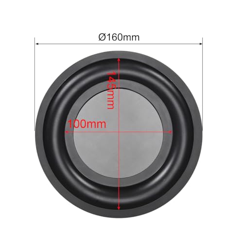Plaque de vibration caisson de basses 160 mm membrane radiateur caoutchouc - 2