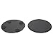 Juvale 8 Pack Slate Drink Coasters with Holder for Coffee Table, Bar, Kitchen (Black Stone, 3.8 in)