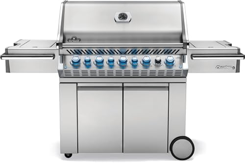Napoleon s Prestige PRO 665 with Infrared Rear and Side Burner Stainless Steel Propane Gas