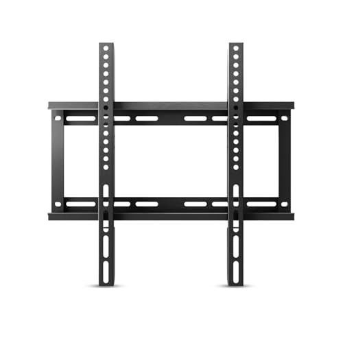 Image of BIG VUE Universal Wall Mount Bracket for 26 to 63 Inch Fixed LED TV, Flat Panel | Max. VESA 400x400 mm, Max. Weight 45 Kg | Heavy Duty Steel Build | Sleek Fixed Positioning | Low Profile Design
