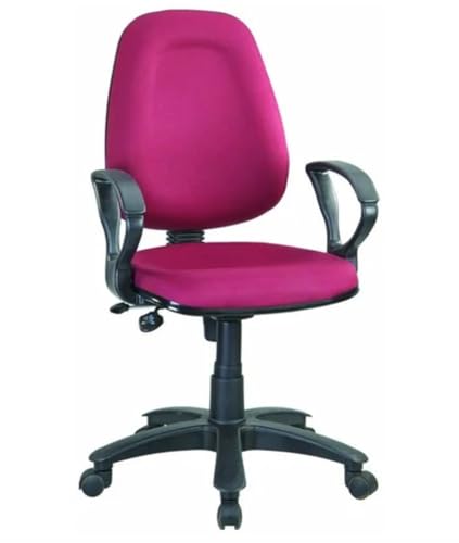 Image of FC Revolving Executive Desk Task Computer Office Ergonomic Living Room Home & Study Office Revolving Chairs (Pink)