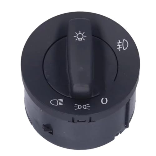 Interruptor faro compatible con VW para Golf 2007-2009 y Passat mando de luces 1