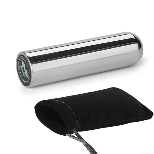 Gitarre Slide Bar für Pedal Steel und Dobro Edelstahl mit optionalen Fingerplektren (A)