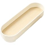 WESIEVYA Bandeja de Madera en Color Blanco, Organizador Multifuncional para Escritorio y Tocador, Plato de Joyería Compacto Adecuado para Baño y Dormitorio, Almacenamiento de Accesorios