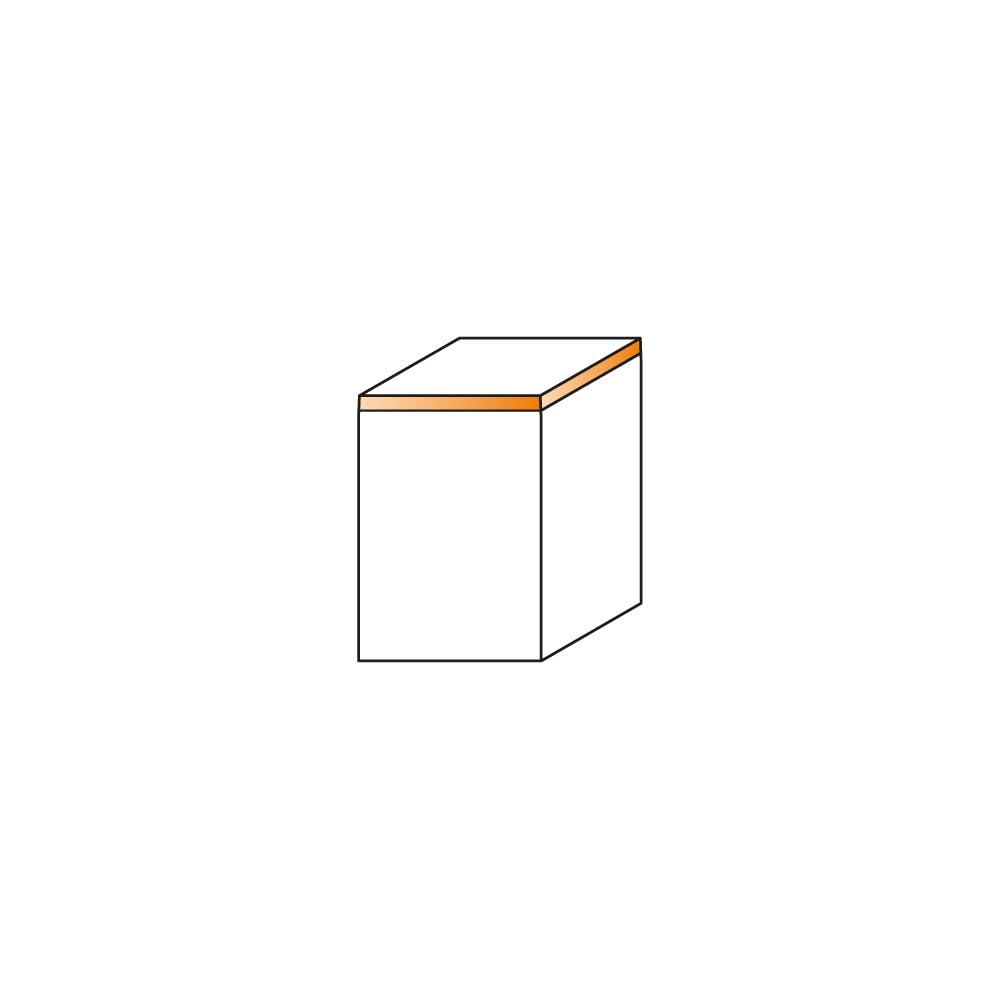 CMT ORANGE TOOLS 907.190.11 - FRAISE À AFFLEURER AVC.ROUL. TRIANGULAIRE HW S=8 D=19X15,87