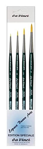 Da Vinci 1570 Serie - Aquarell-Pinsel-4er Set NOVA-Synthetik no....