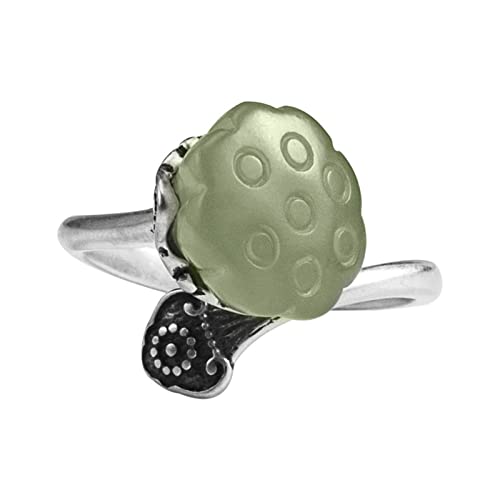 Bague ajustable femme en jade Hetian : fini les erreurs de taille