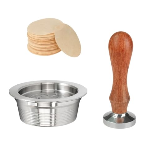 Capsules café inox FACAIIO Mio, ensemble durable avec tamper de précision