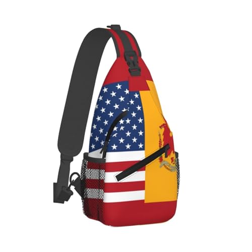 Mochila bandolera negra estilo urbano