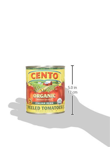 Cento Organic Italian Peeled Tomatoes 1.75 Pound(Pack Of 6) #TOP3