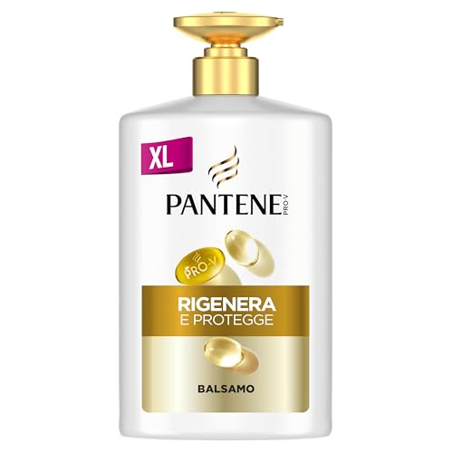 Pantene Pro-V Rigenera E Protegge Balsamo 1000ml per Capelli Deboli, Secchi e Danneggiati. Balsamo Quotidiano Leggero, Non Unge. Con Pro-Vitamina B5 e Miscela di Nutrienti. Active Nutri-Plex