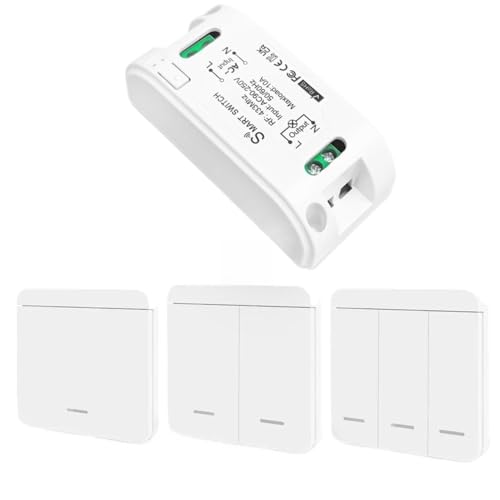 Récepteur de relais AC 110V 220V à 3 voies pour interrupteur sans fil domotique