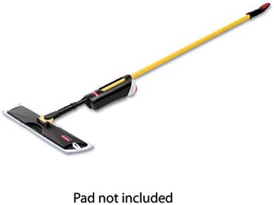 Rubbermaid RCP3486108 Spray Mop with pad not included text