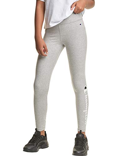 Champion Heritage Girls Legging (Large, Oxford Heather)2