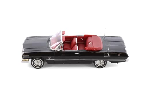 Modelo Chevrolet Impala Convertible 1963 1:24 miniatura 4