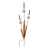 Happy Gardens Triple Cattail Flamed Garden Stake