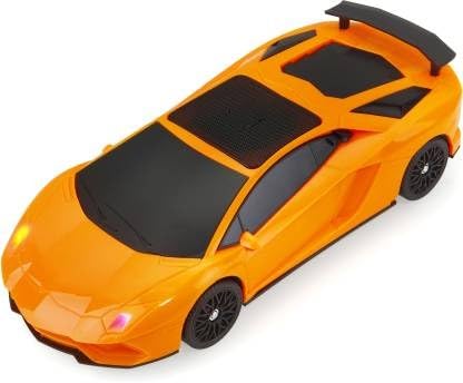 OTOOBEST Black Portable Wireless Bluetooth Car Speaker | Compact & Powerful Bluetooth Speaker for On-The-Go Audio (LAMBEROGHINI, Yellow)
