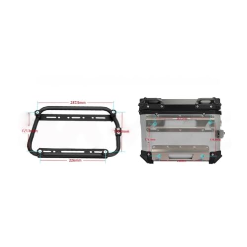 Support de boîtier latéral moto rack de stockage universel Kawasaki Suzuki - 3