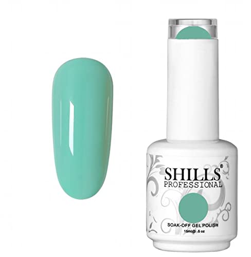Image of SHILLS PROFESSIONAL Uv Led Soak Off Gel Polish Turrquoise 15 Ml