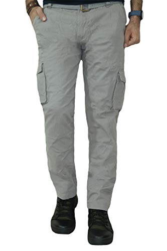 Image of Urban Legends Cargos for Men || Men's Cotton Regular Fit Cargo Joggers with 6 Pockets || Casual Pants || (UL-1R20SP)