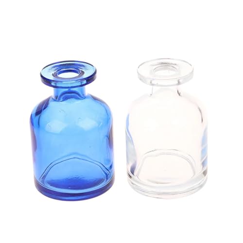 Botella difusora de vidrio vacía 100ml transparente miniatura 5