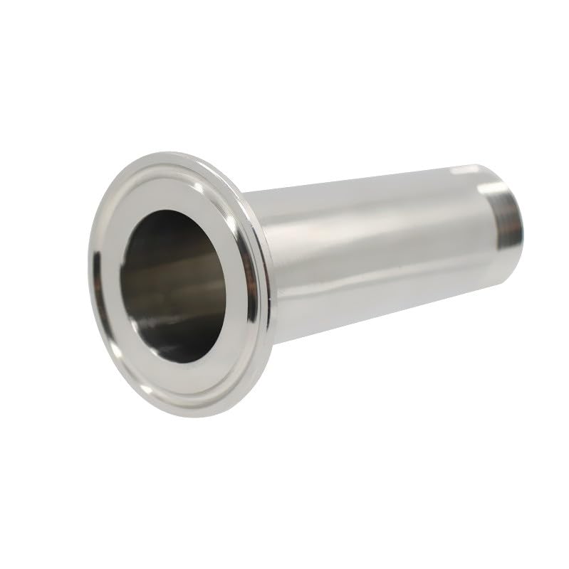 Tri Clamp DN25 ferrule de acero inoxidable con acabado pulido espejo 4