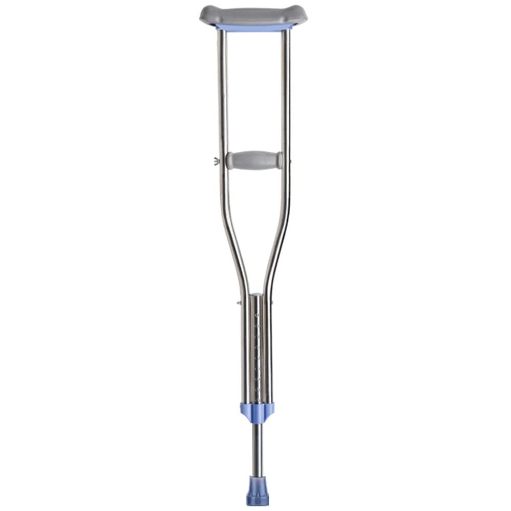 ZJIEX Muletas Axilares Adultos Niños, Muletas De Antebrazo Ligeras, Muletas Ortopédicas Extensible, con Cómoda Almohadilla para Las Axilas (Color : 1, Size : M)