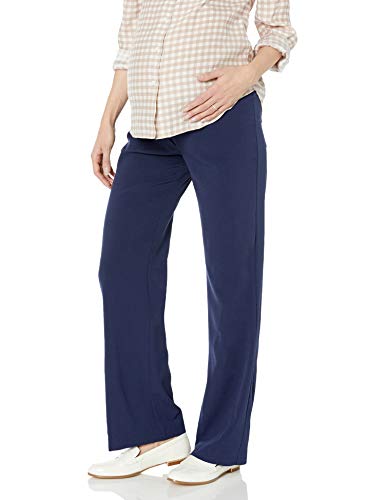 Three Seasons Maternity Maternity Women's Dress Pant, Navy, Large