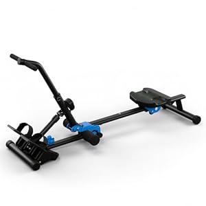 Capital Sports Roeitoestel voor thuis, inklapbaar, sportroeitoestel met magneetweerstand, inklapbare roeimachine voor krachttraining met lcd-display, 8-traps magneetroeimachine voor thuis