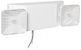 Morris 73120 White Low Profile Emergency Lt Emergency Light Fixture