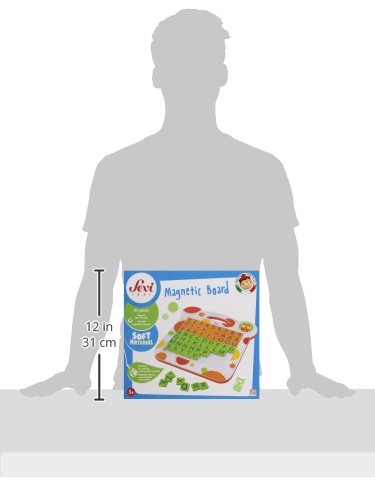 Sevi - Pizarra magnética didáctica, Juego Educativo (Trudi 82865)
