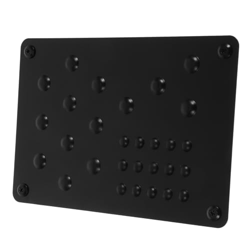 Luxshiny Pedal De Placa Antideslizante Para Coche, Negro, Tamaño Adecuado, Protección Medioambiental, Resistente Al Desgaste, Uso Seguridad Conducción, Para Conductores Adultos