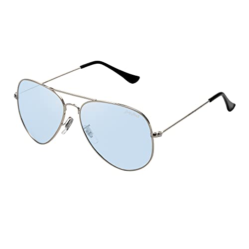 Image of grey jack Polarized Aviator Sunglasses lightweight Stylish Glasses for Men Women UV Protection S110102