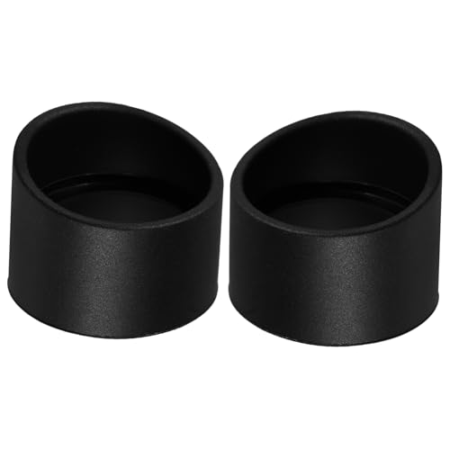 Garneck Rubber Microscope Cover 2pcs Eyepiece Shield Cups Diameter Eye Cup Guard for Lab and Education