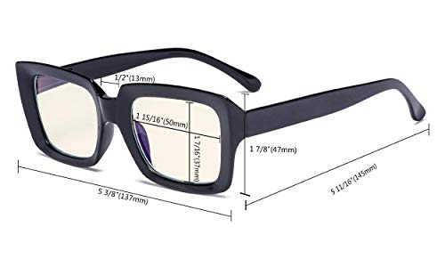Image of CessBlu Ladies Oversized Blue Light Filter Glasses Blocking UV Rays Computer Readers for Women Reading Oprah Style