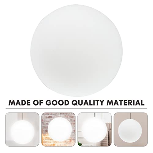 Vaguelly 551638IN36D0D9NWYB9A 5Inch Glass Globes Shade For Light Fixtures - White Frosted Glass Globe Lamp Shades thumb #4