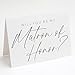 Will You Be My Bridesmaid Card. Maid of Honor Proposal. Matron of Honor Card. (Matron of Honor, ONE Card)