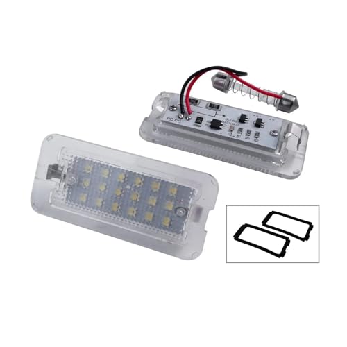 Luz de matrícula para Fiat 500 500C 312 Abarth 595 695 recambio de plafón trasero izquierdo derecho 6