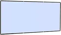 Tela De Tecido Em Poliéster Para Projeção, Frontal E Traseira tela de projeção retrátil Superfície Otimizada para Image HD e 4K, para Home Theater e Profissional(84 POLEGADAS)