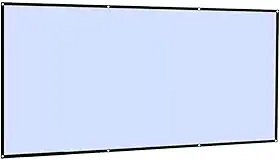 Tela De Tecido Em Poliéster Para Projeção, Frontal E Traseira tela de projeção retrátil Superfície Otimizada para Image HD e 4K, para Home Theater e Profissional(84 POLEGADAS)