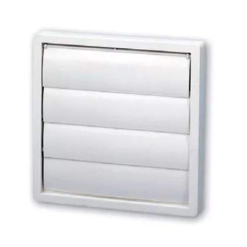 Persiana de sobrepresión plástica PER-500 W para extractor de aire
