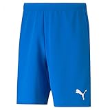 PUMA mens Shorts, Electric Blue Lemonade-Puma White, M