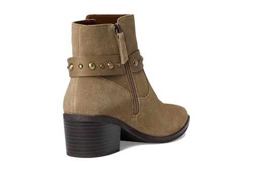 Clarks Clarks Womens Morzine Buckle Dark Sand Suede 6 Medium