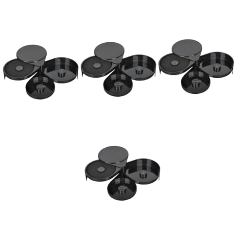 PRETYZOOM 3-Tier Margarita Salt Box Sugar Bartending Kit for Cocktails Wine Glass Salt Box Home Bar Accessory