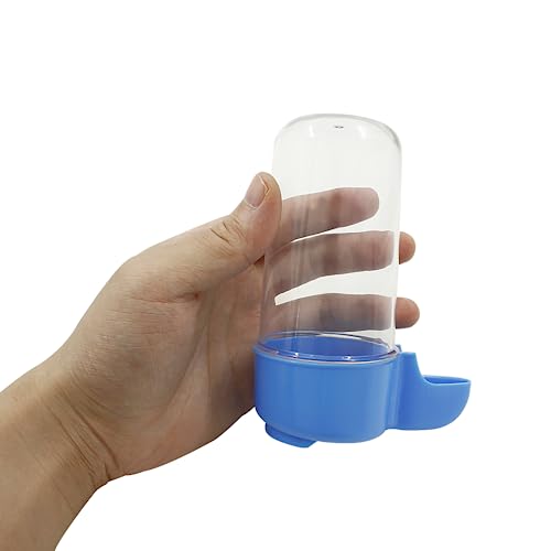 Uenhoy 2 Pcs Bird Feeder Plastic Parrot Drinker Water Feeder Bird Food Dispenser for Cage Watering Supplies for Parrot, Parakeets, Budgie, Lovebirds, 200ml/6.76 fl oz - Image 5