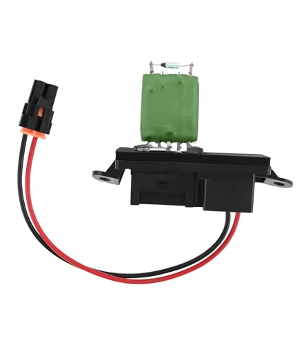 Image of HVAC Blower Motor Fan Resistor Replacement for 1999-2006 Chevy Silverado /GMC Sierra 1500 2500 3500 & 2000-2002 GMC Yukon,2 Holes Mounting Flange,7-Pin,Replace 973-004 89019089 15305077 22807122 RU371