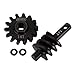 INJORA Axle Gear Overdrive Worm Differential 13T 14T Steel Gear Upgrade Parts for AX24 Axial SCX24 C10 JLU Gladiator Bronco 1/24 RC Crawler Car, 2PCS