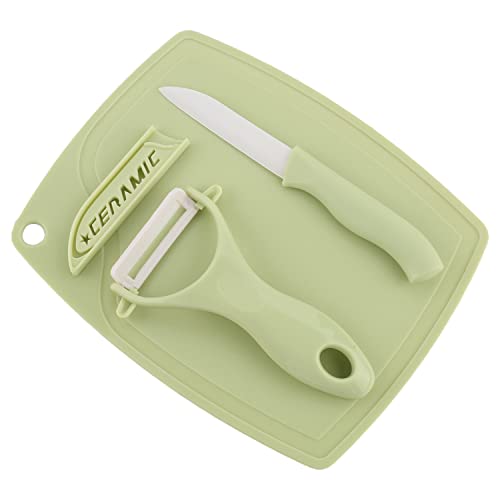 Set Cuchillos Cocina 3 Piezas Cerámica