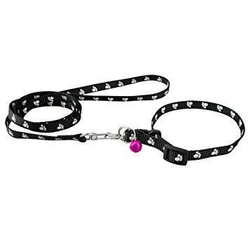 LOKO Nylon Collar and Leash Set for Medium Size Dogs,Multicolored (M)